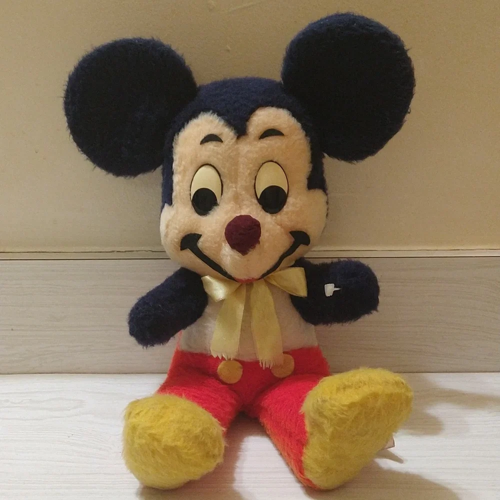 Vintage 1950's Walt Disney Mickey Mouse Plush Doll 15" California Stuffed Toys - Picture 1 of 6
